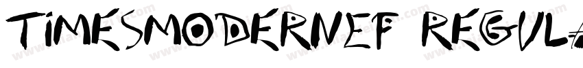 TimesModernEF Regula字体转换